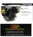 Immagine 0 di LONCIN Motore Diesel 9 HP 440cc Filtro a bagno d’olio Flangia attacco Lombardini Avviamento Elettrico