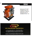 Motopompa 4T/ 2,5HP Prevalenza max. 20 m. portata max. 27.000 L/h aspirazione max.5 m. mandata Ø 40 mm / 1,5”