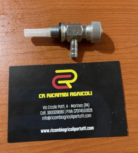 UNIVERSALE Rubinetto ad una via  Codolo laterale attacco 10×1 ( mm 15 )