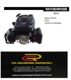 RATO Motore RV225 223cc Versione motozappa