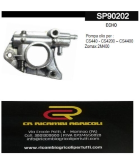 ECHO Pompa olio per : CS440 - CS4200 – CS4400 Zomax 2M400