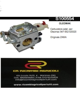 OLEOMAK Carburatore adat. per: Oleomac 947-952-GS520 Originale ZAMA