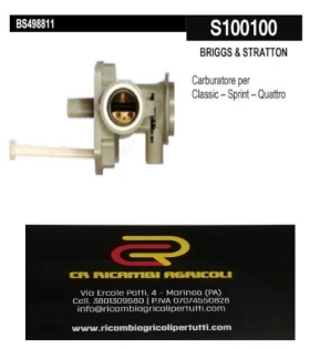 BRIGGS & STRATTON   Carburatore per Classic – Sprint – Quattro