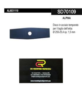 Disco da taglio in acciaio temperato