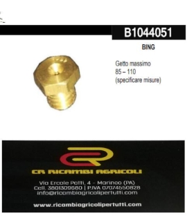 BING Getto massimo 85 – 110  (specificare misure)   Bing