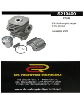 ECHO Kit cilindro e pistone per  Echo CS350 Alesaggio Ø 39