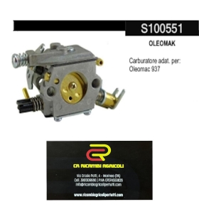 OLEOMAK Carburatore adat. per: Oleomac 937