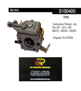 STIHL Carburatore MS 021 – MS 023 –MS 025 MS210 – MS230 – MS250  Originale TILLOTSON
