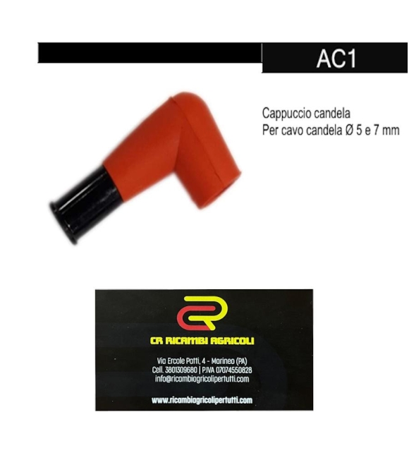 Immagine 0 di Cappuccio candela Per cavo candela Ø 5 e 7 mm