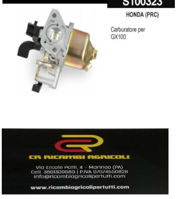 Immagine 0 di HONDA (PRC)  Carburatore per GX100