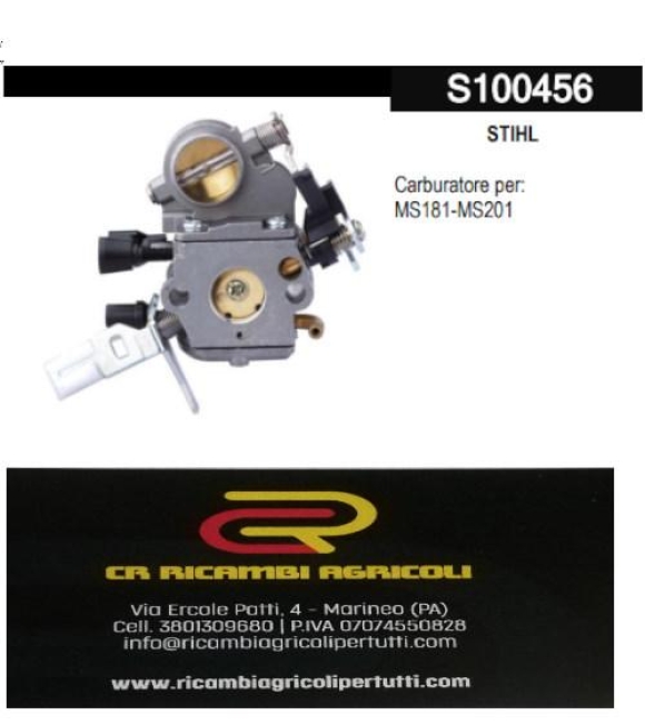 Immagine 0 di STIHL Carburatore per: MS181-MS201