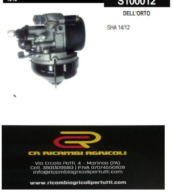 Immagine 0 di Carburatore SHA 14/12