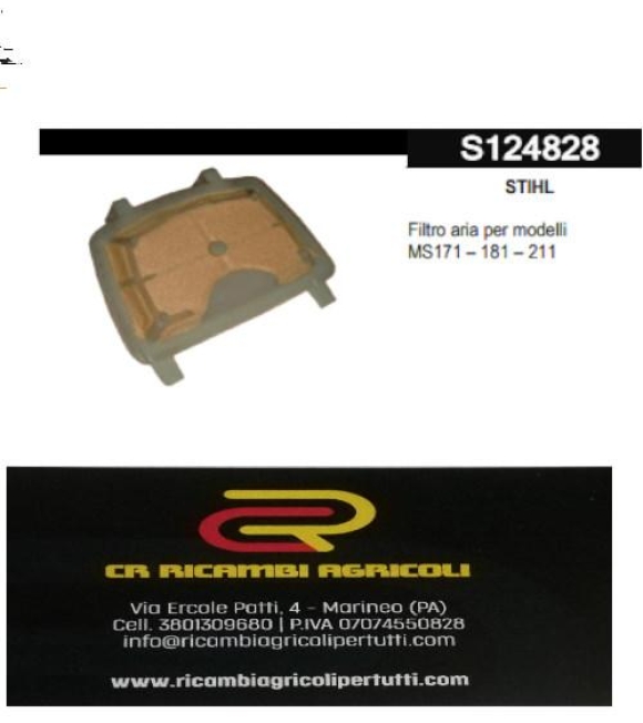 Immagine 0 di STIHL Filtro aria per modelli  MS171 – 181 – 211