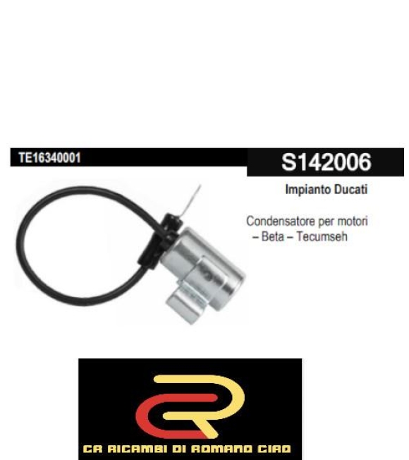 Immagine 0 di Impianto Ducati Condensatore per motori  – Beta – Tecumseh