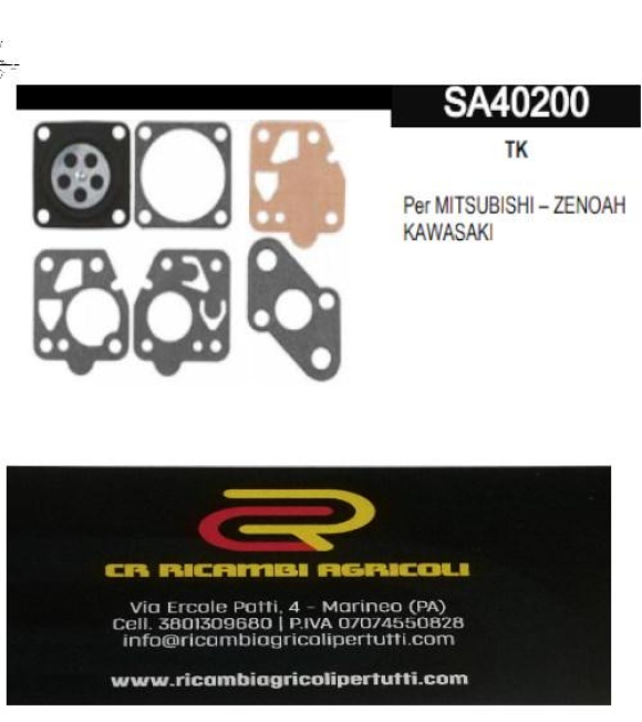 Immagine 0 di TK Membrane Per MITSUBISHI – ZENOAH  KAWASAKI