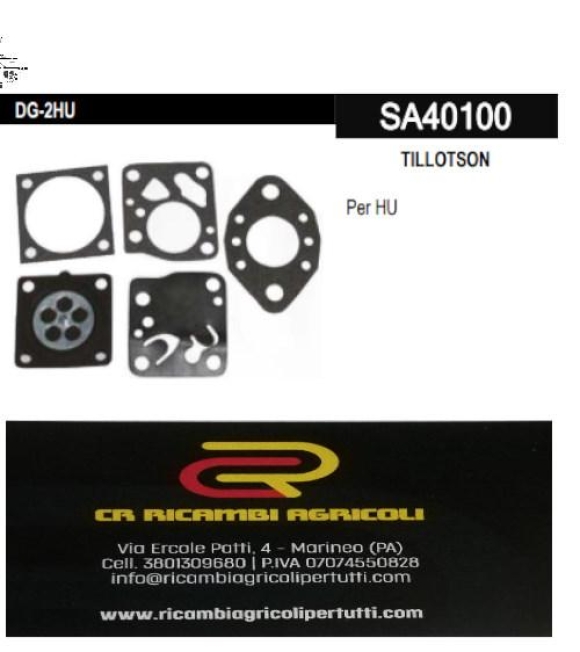 Immagine 0 di TILLOTSON Membrane TILLOTSON Per HU