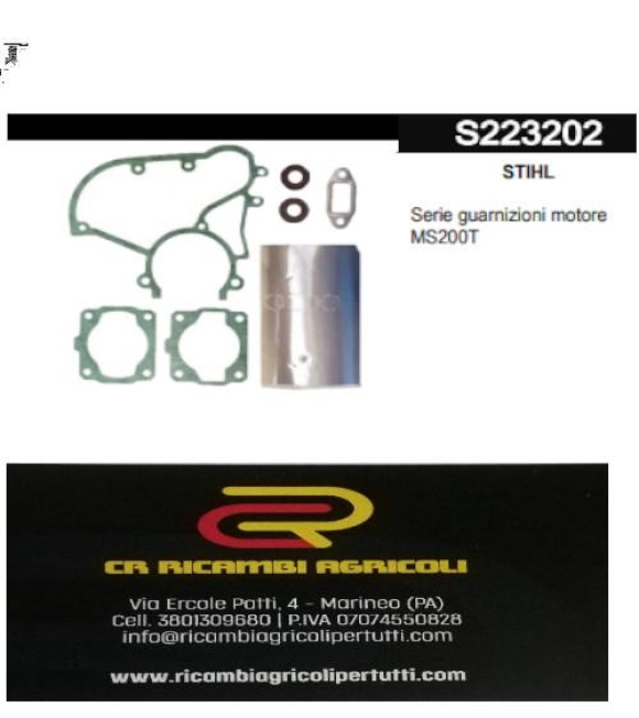 Immagine 0 di STIHL Serie guarnizioni motore  MS200T